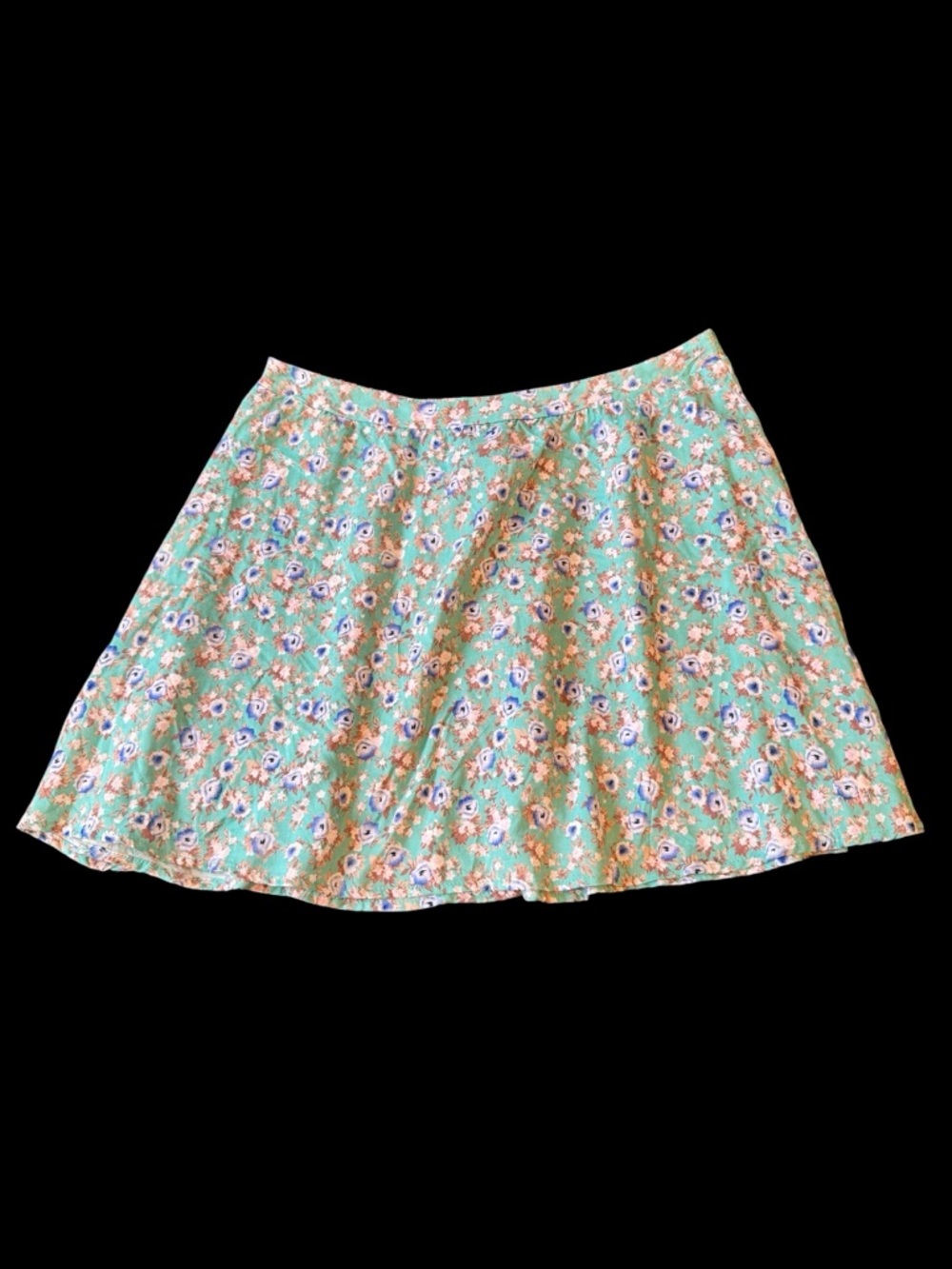 Wet Seal Ditsy Floral Skirt Elastic Waist Size Large New with Tags